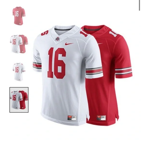 Ohio state football jersey 16 on sale